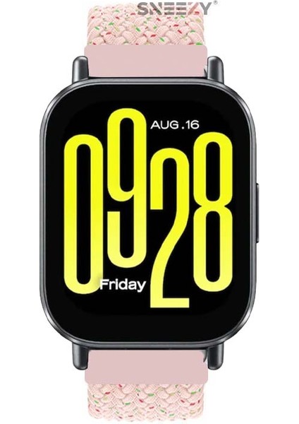 Xiaomi Redmi Watch 5 Active/Redmi 5 Lite Uyumlu Metal Klips Solo Fiberlink Örgü Kordon modelleri