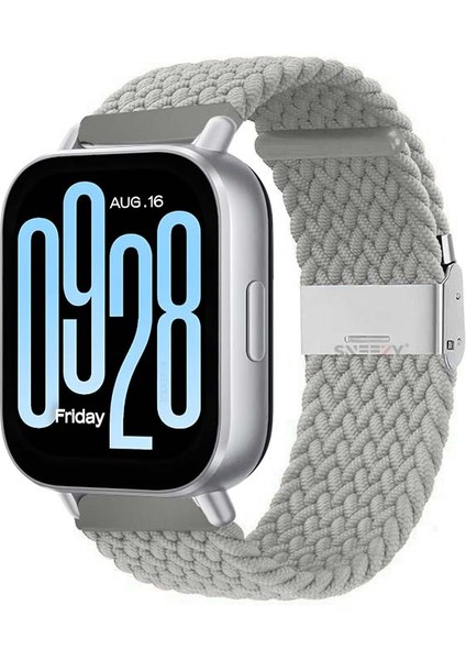 Xiaomi Redmi Watch 5 Active/Redmi 5 Lite Uyumlu Metal Klips Solo Fiberlink Örgü Kordon