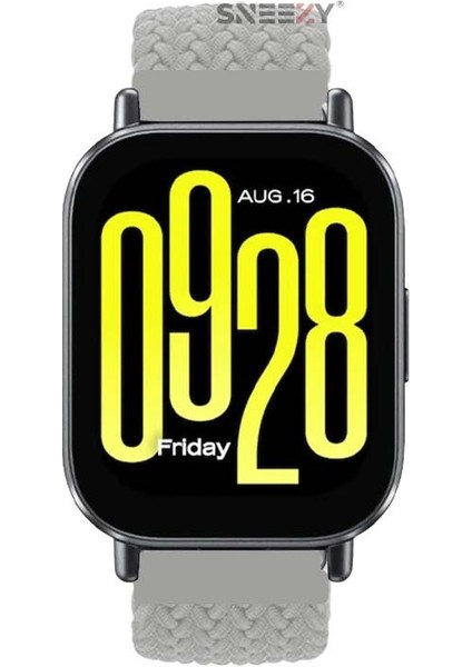 Xiaomi Redmi Watch 5 Active/Redmi 5 Lite Uyumlu Metal Klips Solo Fiberlink Örgü Kordon