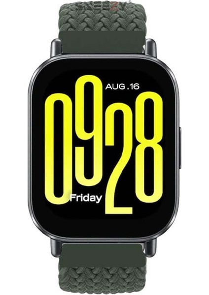 Xiaomi Redmi Watch 5 Active/Redmi 5 Lite Uyumlu Metal Klips Solo Fiberlink Örgü Kordon