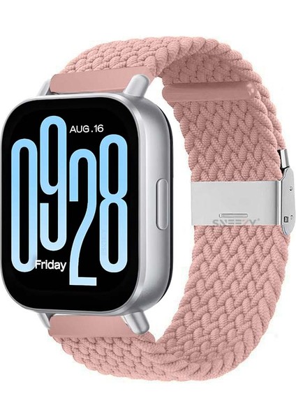 Xiaomi Redmi Watch 5 Active/Redmi 5 Lite Uyumlu Metal Klips Solo Fiberlink Örgü Kordon