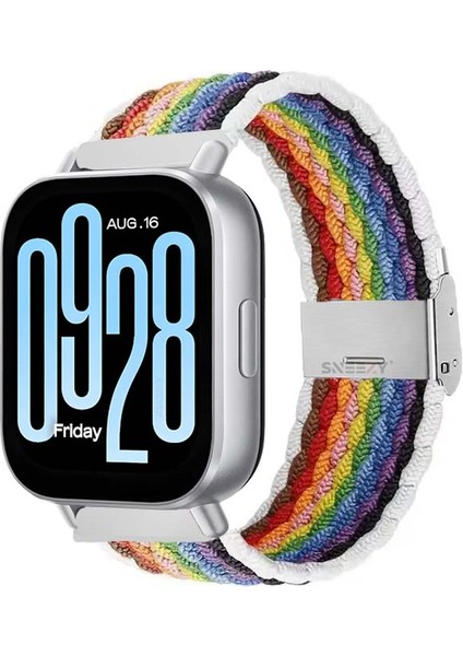 Xiaomi Redmi Watch 5 Active/Redmi 5 Lite Uyumlu Metal Klips Solo Fiberlink Örgü Kordon