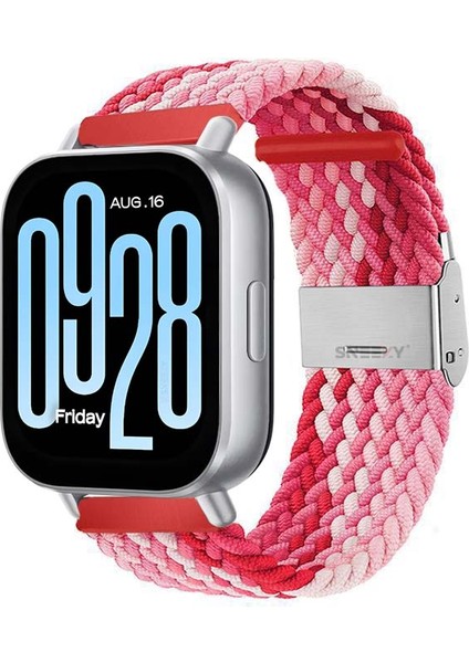 Xiaomi Redmi Watch 5 Active/Redmi 5 Lite Uyumlu Metal Klips Solo Fiberlink Örgü Kordon