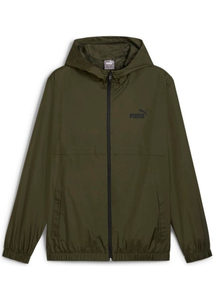Erkek Yağmurluk&rüzgarlık Koyu Haki 847484-70 Puma Ess Solid Windbreaker