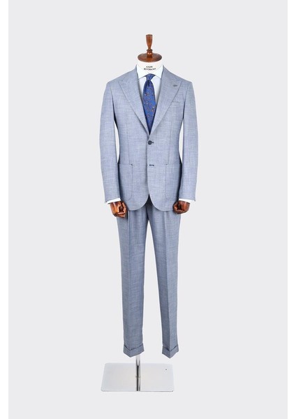 Kırlangıç Yaka Pileli Erkek Takım ELBISE-KAX1302S fırsatları