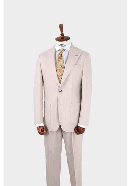 Kırlangıç Yaka Pileli Erkek Takım ELBISE-KAX1305S fiyatları