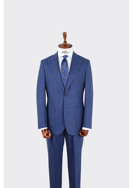 Kırlangıç Yaka Pileli Erkek Takım ELBISE-KAX1305S