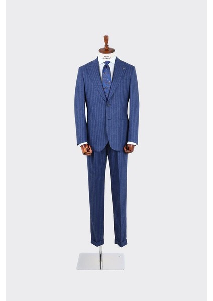 Kırlangıç Yaka Pileli Erkek Takım ELBISE-KAX1305S fırsatları