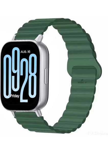 Xiaomi Redmi Watch 5 Active/Redmi 5 Lite Uyumlu Harmony Duo Magnetik Silikon Kordon