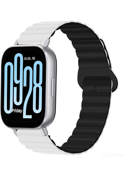 Xiaomi Redmi Watch 5 Active/Redmi 5 Lite Uyumlu Harmony Duo Magnetik Silikon Kordon