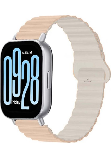 Xiaomi Redmi Watch 5 Active/Redmi 5 Lite Uyumlu Harmony Duo Magnetik Silikon Kordon