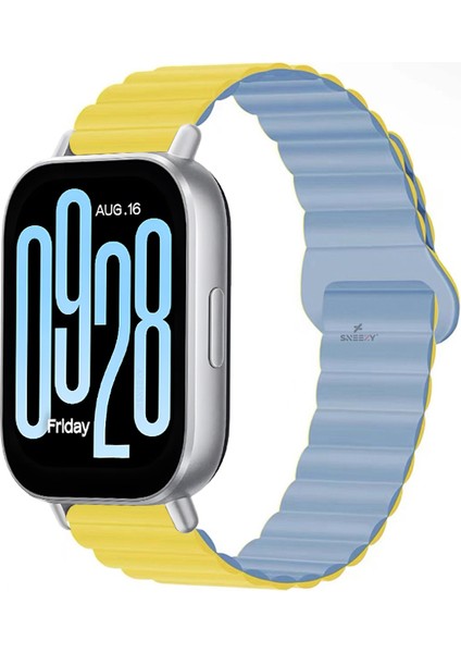 Xiaomi Redmi Watch 5 Active/Redmi 5 Lite Uyumlu Harmony Duo Magnetik Silikon Kordon