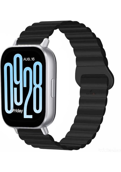 Xiaomi Redmi Watch 5 Active/Redmi 5 Lite Uyumlu Harmony Duo Magnetik Silikon Kordon