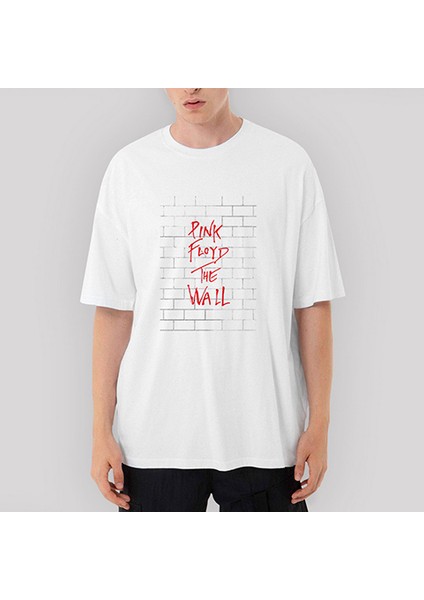 Pink Floyd The Wall Oversize Beyaz Tişört
