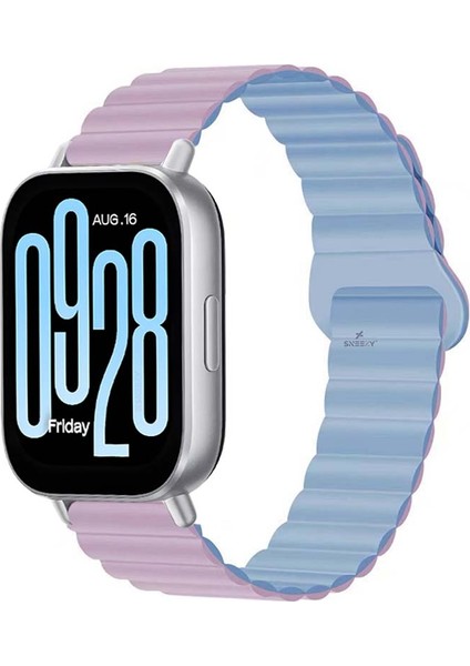 Xiaomi Redmi Watch 5 Active/Redmi 5 Lite Uyumlu Harmony Duo Magnetik Silikon Kordon