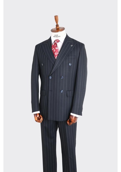 Kırlangıç Yaka Kruvaze Erkek Takım ELBISE-KAX1201S fiyatları