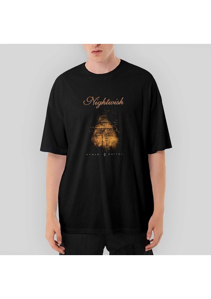 Nightwish Human Iı Nature Oversize Siyah Tişört