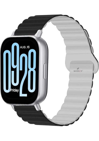 Xiaomi Redmi Watch 5 Active/Redmi 5 Lite Uyumlu Harmony Duo Magnetik Silikon Kordon