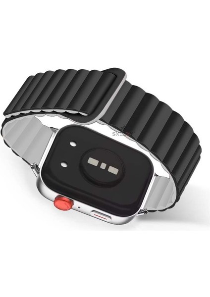 Xiaomi Redmi Watch 5 Active/Redmi 5 Lite Uyumlu Harmony Duo Magnetik Silikon Kordon fiyatları