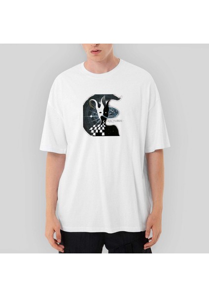 Arcturus Arcturian Oversize Beyaz Tişört Oversize Beyaz Tişört