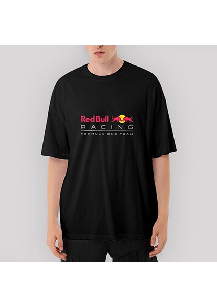 Redbul Racing Team Oversize Siyah Tişört