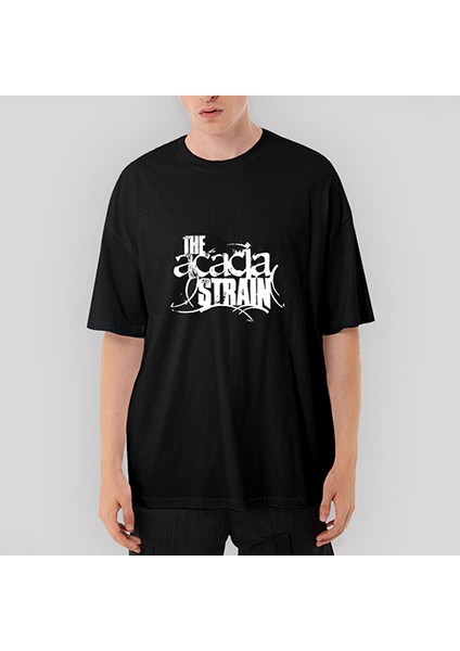 Acacia Strain Oversize Siyah Tişört