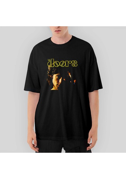 The Doors The Doors Oversize Siyah Tişört