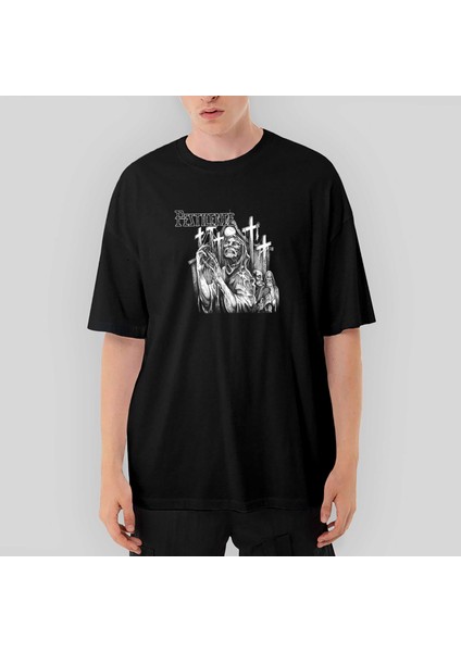 Pestilence The Dysentery Penance Oversize Siyah Tişört