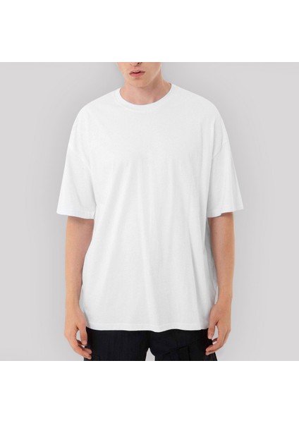 Dream Theater Logo 2 Oversize Beyaz Tişört fiyatları