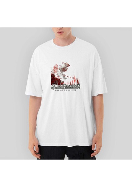 Blind Guardian The God Machine Oversize Beyaz Tişört