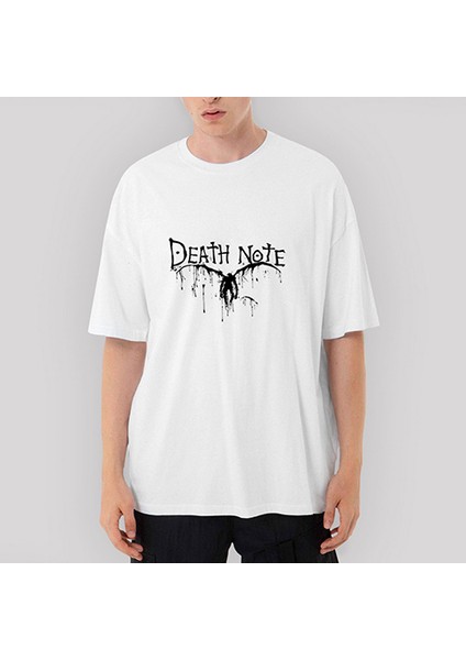 Death Note Ryuk Oversize Beyaz Tişört