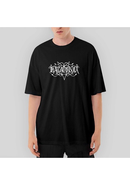Katatonia Logo 2 Oversize Siyah Tişört