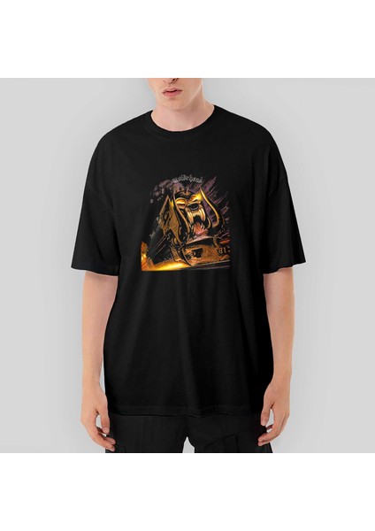 Motörhead Orgasmatron Oversize Siyah Tişört