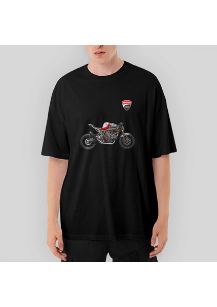 Ducati Supersport Oversize Siyah Tişört