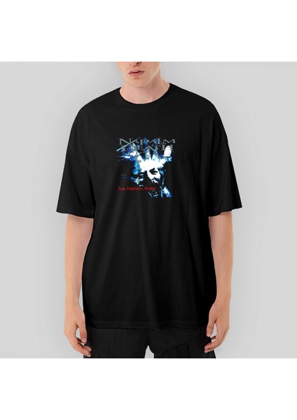 Napalm Death Fear Emptine Oversize Siyah Tişört