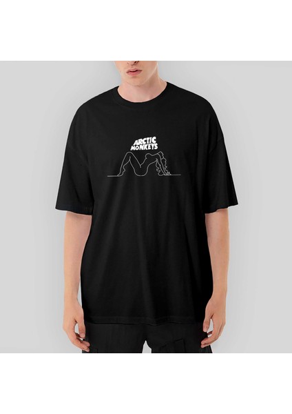 Arctic Monkeys Girl Oversize Siyah Tişört