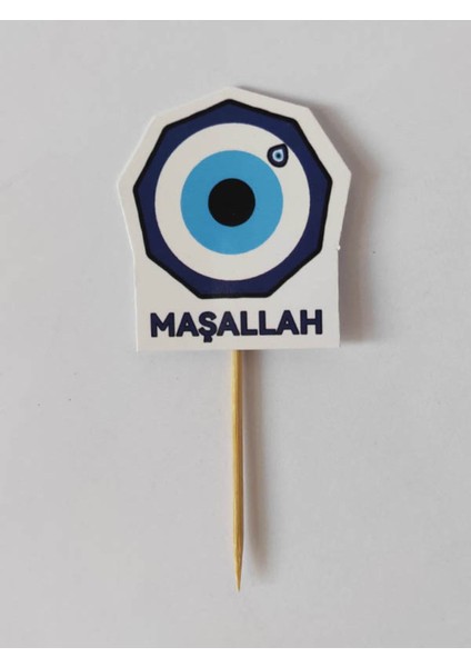 Beyhan Bayhan 30 Adet Dekoratif Nazarboncuk Baskılı Karton Sünnet Kürdanı - Maşallah indirimleri