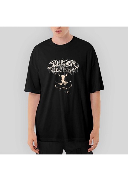 Slaughter To Prevail Misery Sermon Oversize Siyah Tişört