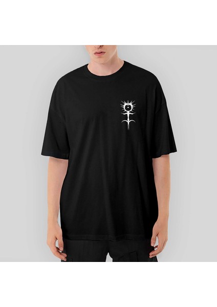 Ghostemane Logo Oversize Siyah Tişört