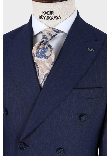 Kırlangıç Yaka Kruvaze Erkek Takım ELBISE-KAX1257S modelleri
