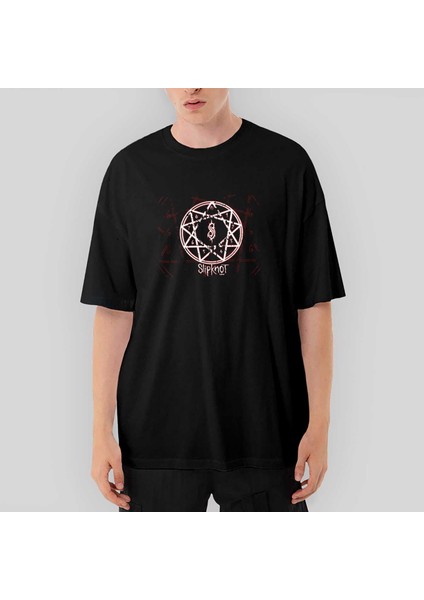 Slipknot Hellknight 2 Oversize Siyah Tişört