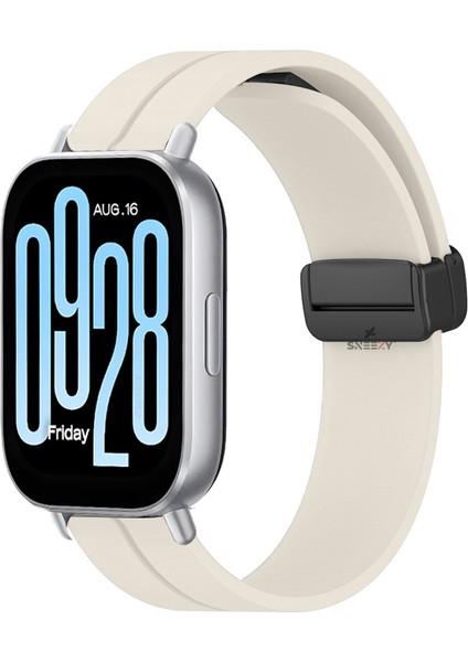 Xiaomi Redmi Watch 5 Active/Redmi 5 Lite Uyumlu Manyetik Tokalı Yumuşak Soft Silikon Kordon