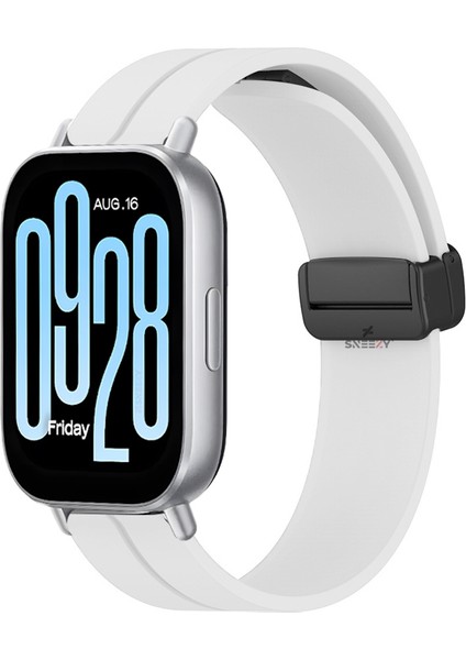 Xiaomi Redmi Watch 5 Active/Redmi 5 Lite Uyumlu Manyetik Tokalı Yumuşak Soft Silikon Kordon