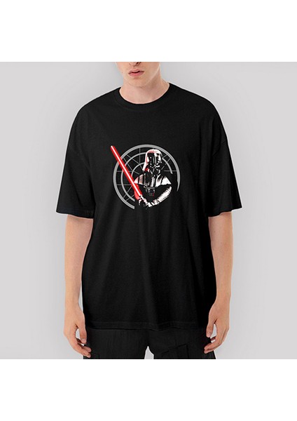 Star Wars The Enemy Oversize Siyah Tişört