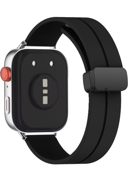 Xiaomi Redmi Watch 5 Active/Redmi 5 Lite Uyumlu Manyetik Tokalı Yumuşak Soft Silikon Kordon