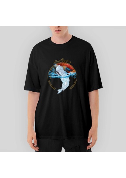 Mastodon Leviathan Oversize Siyah Tişört