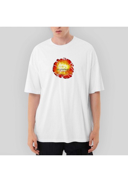Moonspell Irreligious Oversize Beyaz Tişört