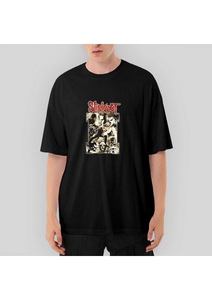 Slipknot Oversize Siyah Tişört
