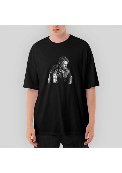 The Last Of Us Joel Oversize Siyah Tişört