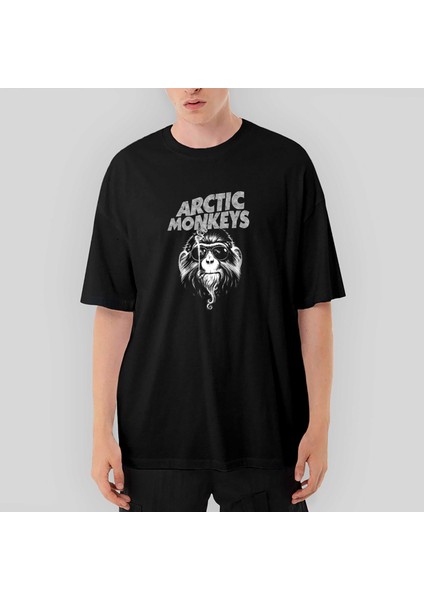 Arctic Monkeys Monkey Oversize Siyah Tişört